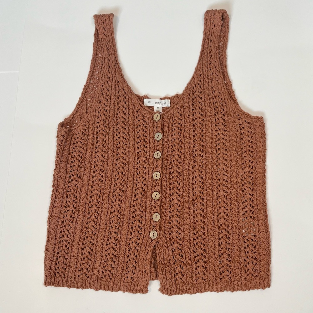 Blu Pepper Knit Tank